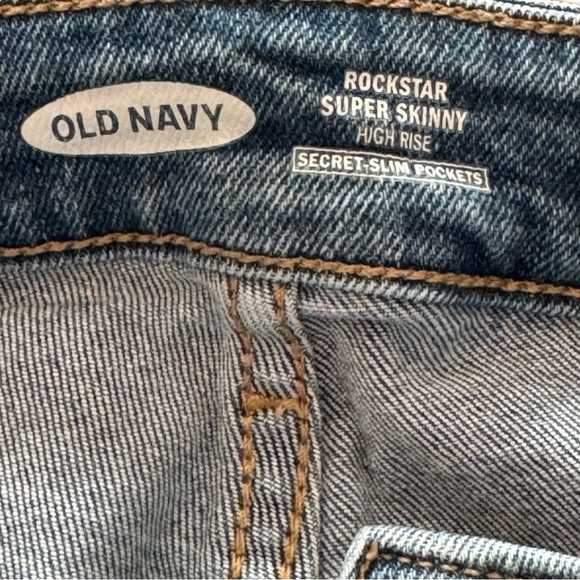 Old Navy Size 14 Rockstar Super Skinny High-Rise Stretch Jeans - Picture 4 of 4